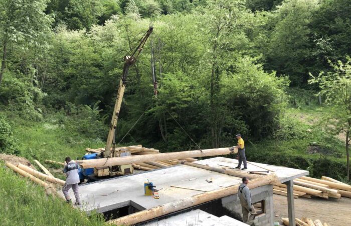 Drvena kuća od balvana - Ljubovija