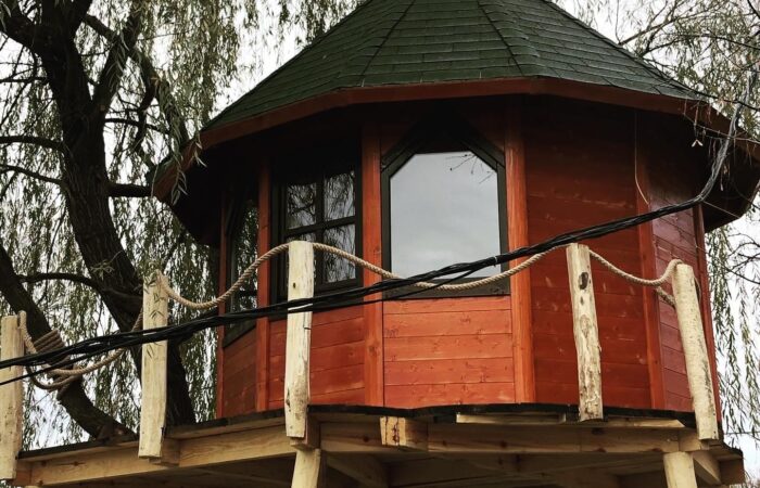 Brvnara - Drvena kuća od ravnih brvana – dasaka - Ada Ciganlija