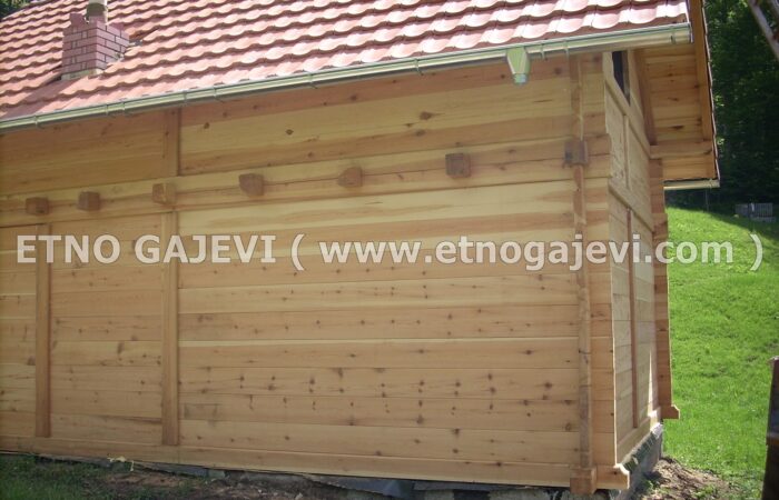 Brvnara - Drvena kuća od ravnih brvana – dasaka - Mokra Gora 2