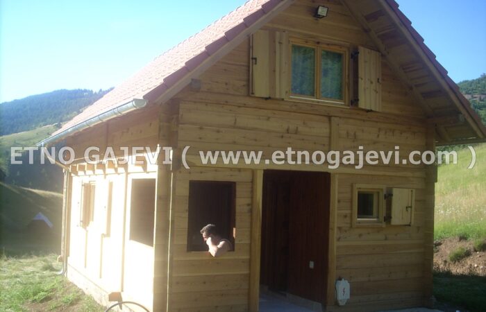 Brvnara - Drvena kuća od ravnih brvana – dasaka - Mokra Gora 2
