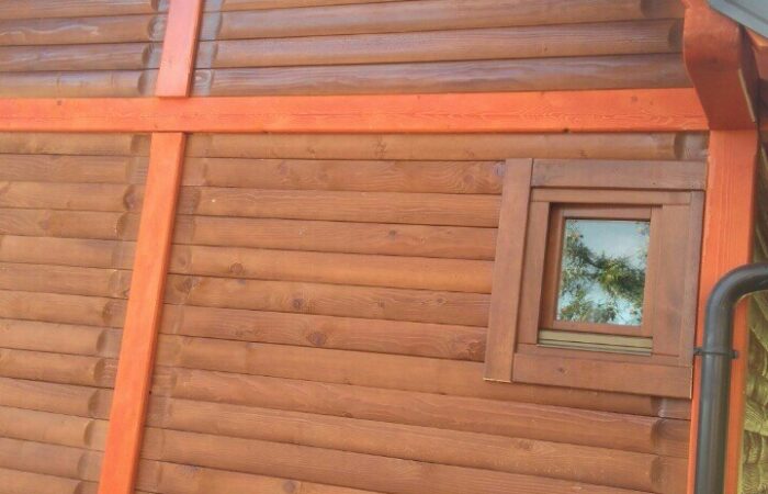 Brvnara - Drvena kuća od poluoblica - Kokin brod