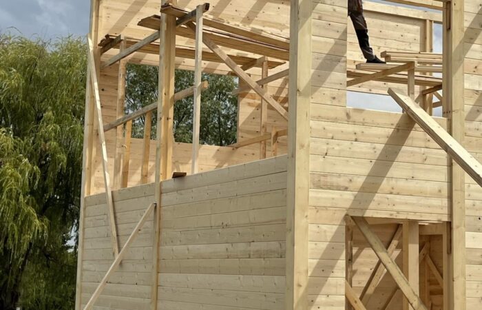 Drvena kuća ravna brvna - Grocka